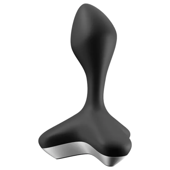 Satisfyer - análny vibrátor s akumulátorom - čierny