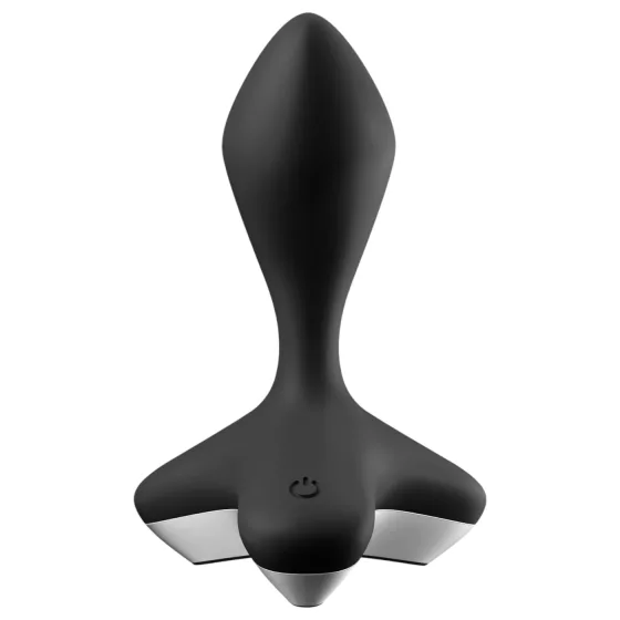 Satisfyer - análny vibrátor s akumulátorom - čierny