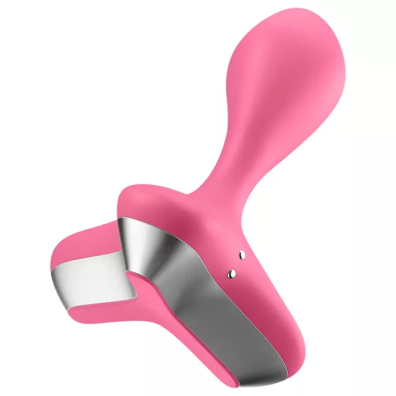 Satisfyer - análny vibrátor na batériu - ružový