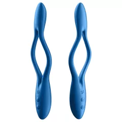   Satisfyer - vibračný párový stimulátor - flexibilný, dobíjací - modrý