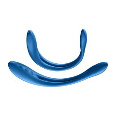   Satisfyer Elastic Game - nabíjací, párový vibrátor (modrý)
