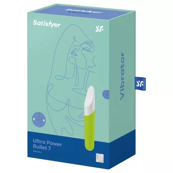 Satisfyer - vibračný mini stimulátor klitorisu - vodotesný - zelený