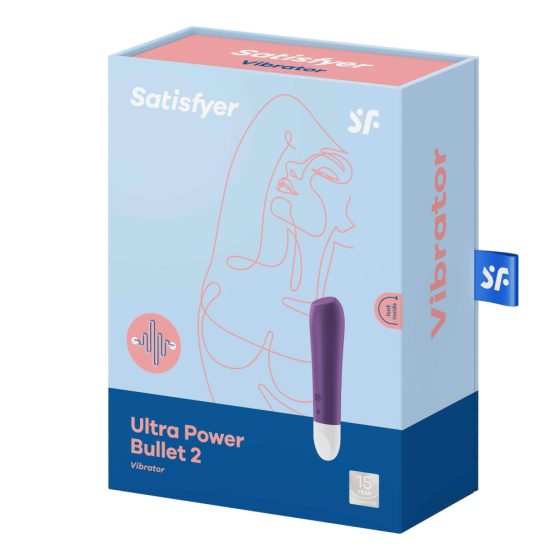 Satisfyer Ultra Power Bullet 2 - nabíjací, vodotesný vibrátor (fialový)