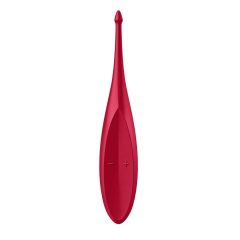   Satisfyer Twirling Fun - nabíjací, vodotesný vibrátor na klitoris (červený)