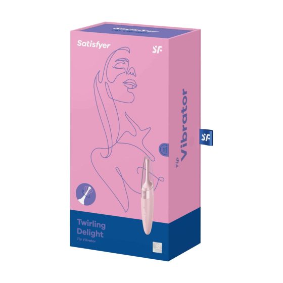 Satisfyer Twirling Delight - nabíjací, vodotesný vibrátor na klitoris (ružový)