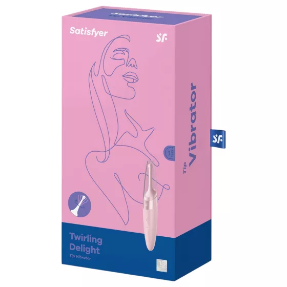 Satisfyer Twirling Delight - vodotesný vibrátor na klitoris (ružový)