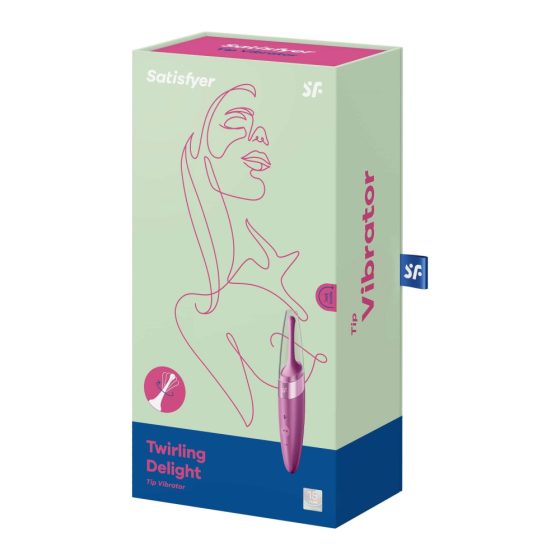 Satisfyer Twirling Delight - nabíjací, vodotesný vibrátor na klitoris (fialový)