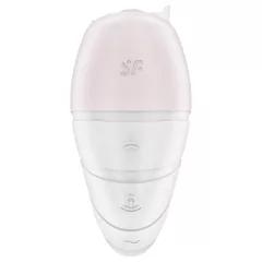   Satisfyer Supernova - akumulátorový, tlakovo-vlnový 2v1 vibrátor (biely)