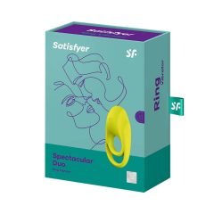   Satisfyer Spectacular - nabíjací, vodotesný vibračný krúžok na penis (žltý)