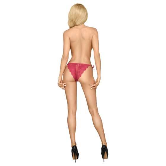 / Penthouse Príliš horúce, aby bolo skutočné - nohavičky s mašľou - (červené) - L/XL