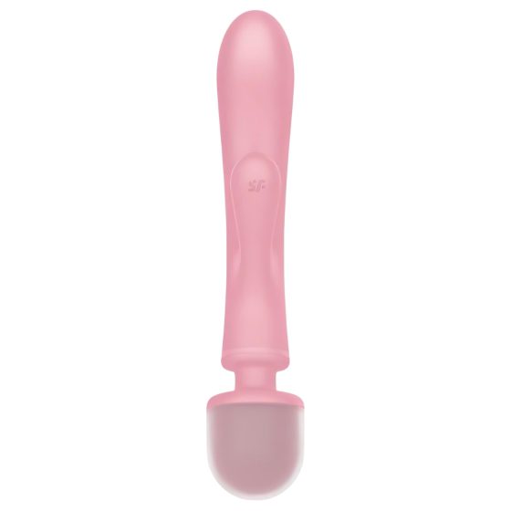 Satisfyer Triple Lover - vibrátor na G-bod a klitoris - ružový