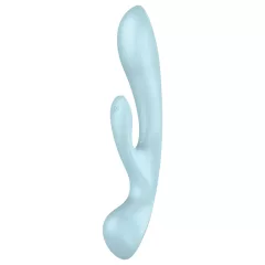   / Satisfyer Triple Oh - akumulátorový vibrátor s ramenom na klitoris (modrý)
