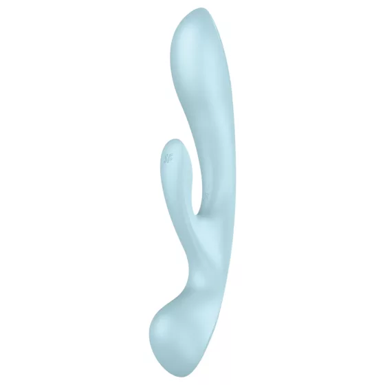 / Satisfyer Triple Oh - akumulátorový vibrátor s ramenom na klitoris (modrý)