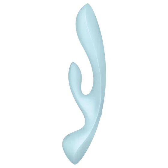 / Satisfyer Triple Oh - akumulátorový vibrátor s ramenom na klitoris (modrý)
