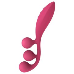   Satisfyer Tri Ball 1 - akumulátorový, multifunkčný vibrátor (červený)