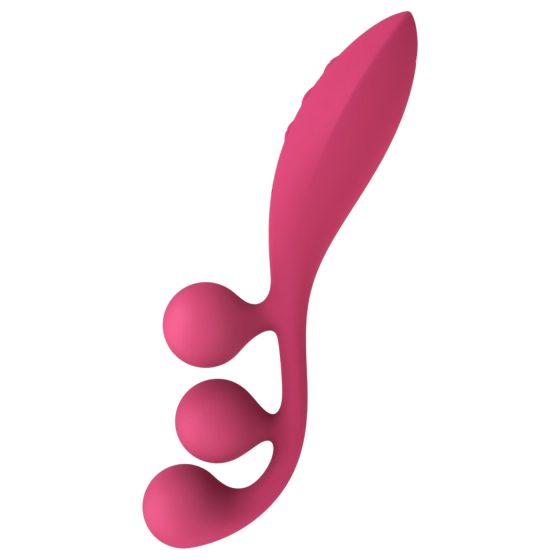 Satisfyer Tri Ball 1 - akumulátorový multifunkčný vibrátor (červený)