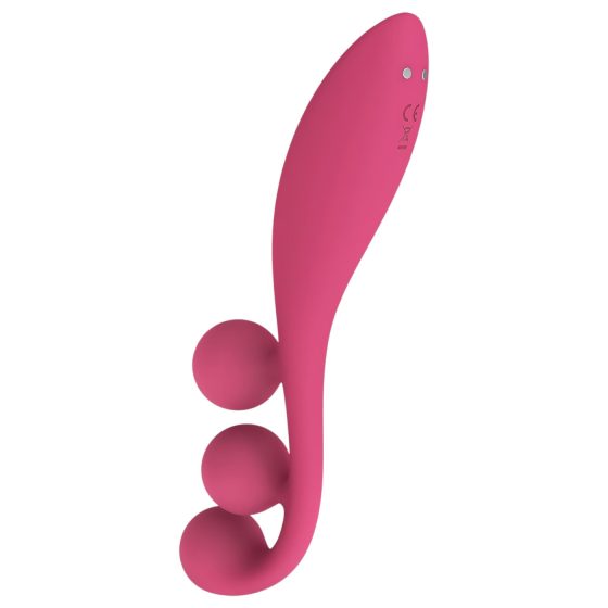 Satisfyer Tri Ball 1 - akumulátorový multifunkčný vibrátor (červený)