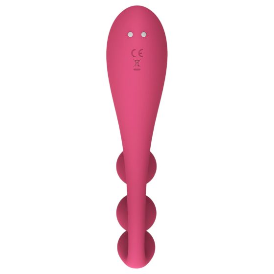 Satisfyer Tri Ball 1 - akumulátorový multifunkčný vibrátor (červený)