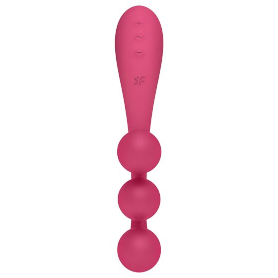 Satisfyer Tri Ball 1 - akumulátorový multifunkčný vibrátor (červený)
