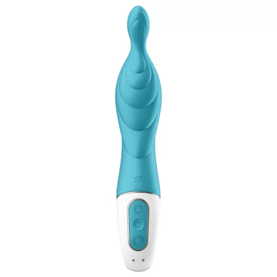 Satisfyer A-Mazing 2 - vibrátor na bod A - dobíjací - tyrkysový