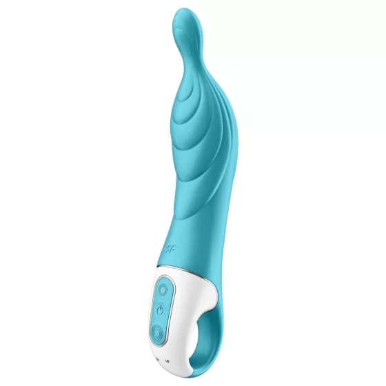 Satisfyer A-Mazing 2 - vibrátor na bod A - dobíjací - tyrkysový