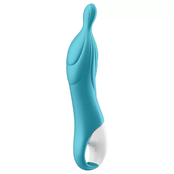 Satisfyer A-Mazing 2 - vibrátor na bod A - dobíjací - tyrkysový