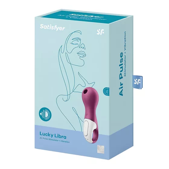 Satisfyer Lucky Libra - stimulátor klitorisu s tlakovými vlnami (fialový)