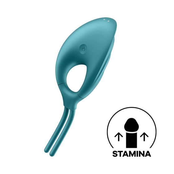 Satisfyer Swordsman - nabíjací, vibračný krúžok na penis (zelený)