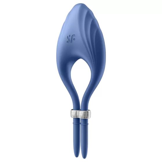 Satisfyer Duelist - akumulátorový vibračný erekčný krúžok (modrý)