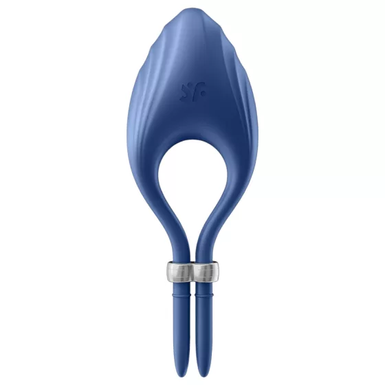 Satisfyer Duelist - akumulátorový vibračný erekčný krúžok (modrý)