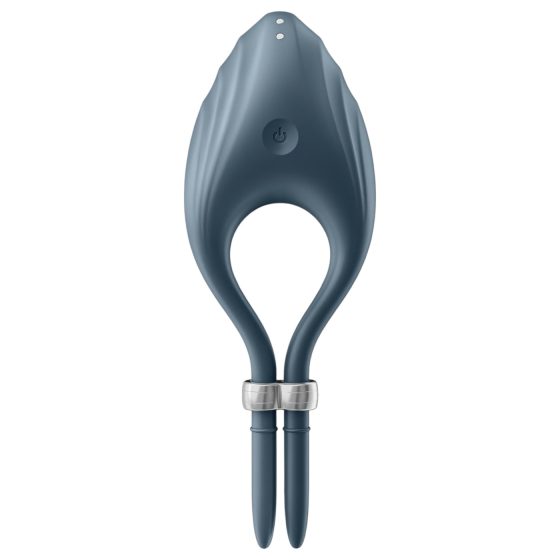 Satisfyer Duelist - vibračný erekčný krúžok s akumulátorom (sivý)