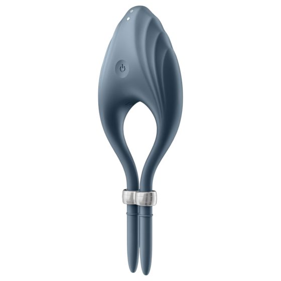 Satisfyer Duelist - vibračný erekčný krúžok s akumulátorom (sivý)