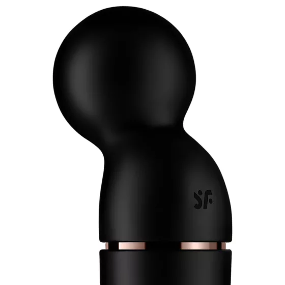 Satisfyer Planet Wand-er - masážny vibrátor (čierny)