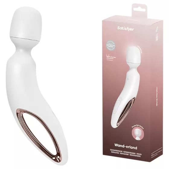 Satisfyer Wand-erland - masážny vibrátor - biely