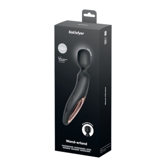 Satisfyer Wand-erland - masážny vibrátor (čierny)
