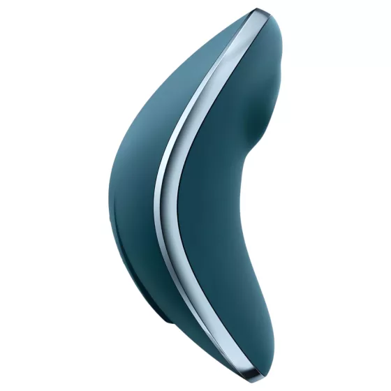 Satisfyer - vibrátor na klitoris s tlakovými vlnami - dobíjací - modrý