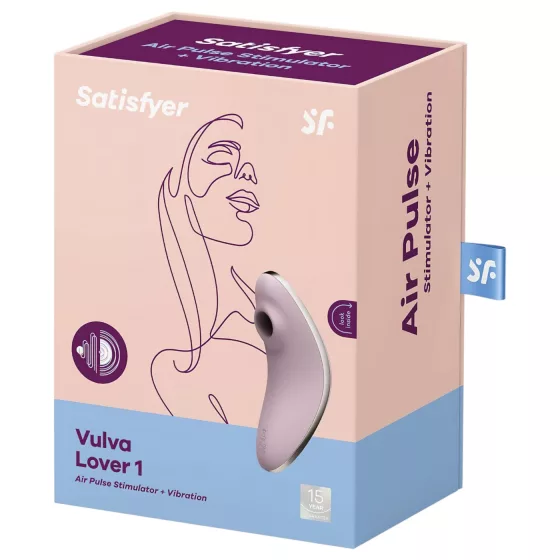 Satisfyer - klitorálny vibrátor na vlny vzduchu - fialová