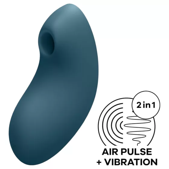 Satisfyer Vulva Lover 2 - nabíjateľný stimulátor klitorisu s tlakovými vlnami (modrý)