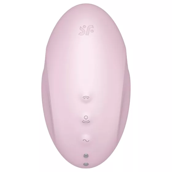 Satisfyer Vulva Lover 3 - akumulátorový, vzduchovo pulzačný stimulátor klitorisu (ružový)