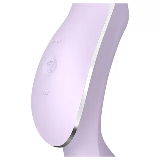 Satisfyer Curvy Trinity 2 - 2v1 vibrátor s tlakovými vlnami (fialový)