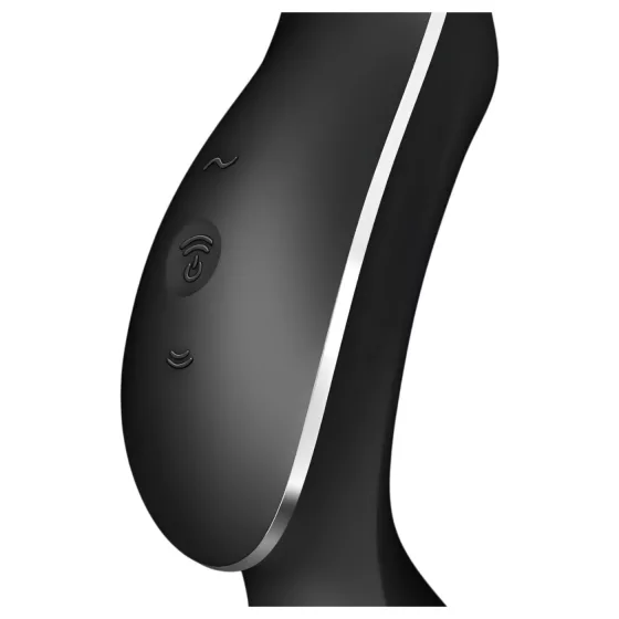 Satisfyer Curvy Trinity 2 - 2v1 vibrátor s vlnami vzduchu (čierny)