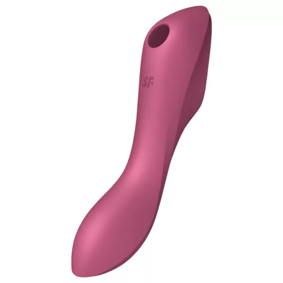 Satisfyer Curvy Trinity 3 - stimulátor klitorisu a vibrátor 2v1 - červený