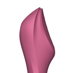   Satisfyer Curvy Trinity 3 - nabíjací vaginálny a klitorisový vibrátor (červený)