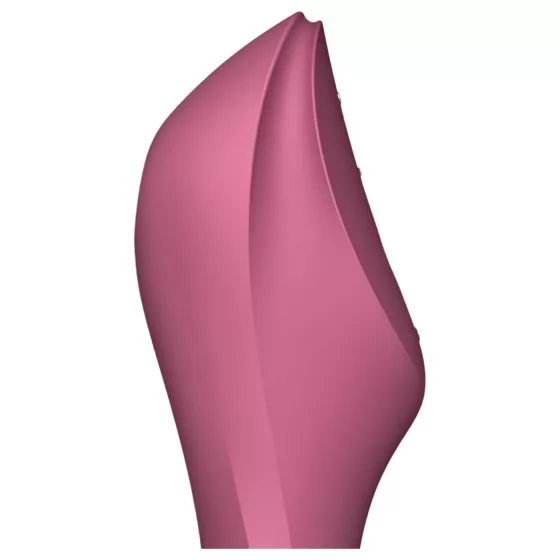 Satisfyer Curvy Trinity 3 - stimulátor klitorisu a vibrátor 2v1 - červený