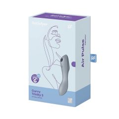   Satisfyer Curvy Trinity 3 - nabíjací vaginálny a klitorisový vibrátor (sivý)