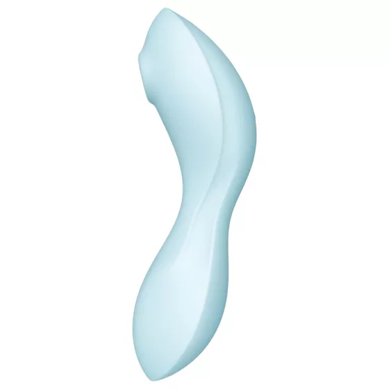 Satisfyer Curvy Trinity 5+ - vibračný stimulátor 2v1 - modrý