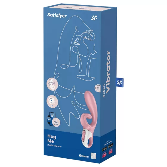 Satisfyer Hug Me - vibrátor na bod G a klitoris - smart funkcia - ružový