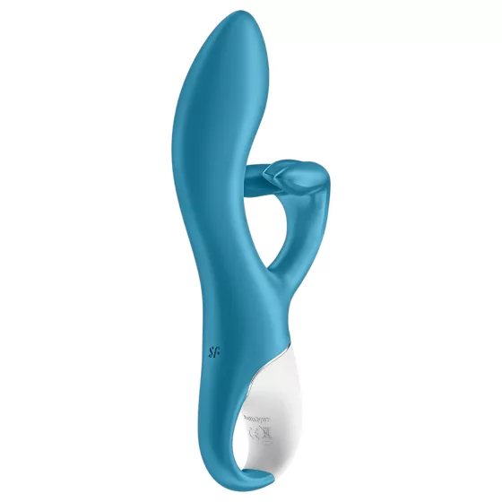 Satisfyer Embrace Me - vibrátor na bod G a klitoris - dobíjací - tyrkysový