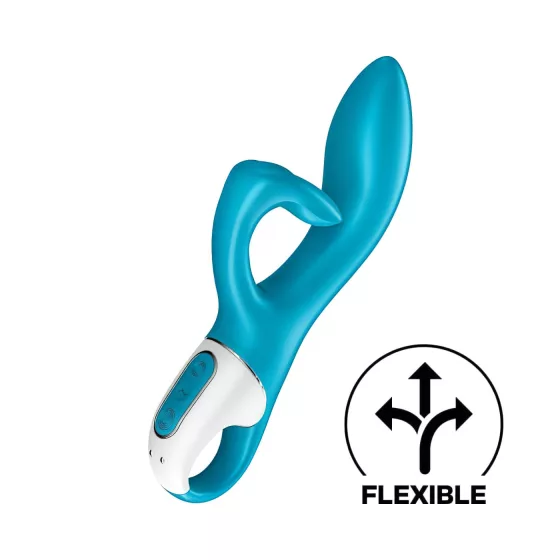 Satisfyer Embrace Me - vibrátor na bod G a klitoris - dobíjací - tyrkysový