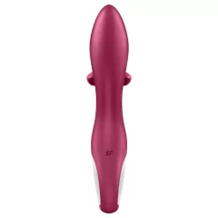   Satisfyer Embrace Me - vibrátor s dráždičom klitorisu - nabíjateľný - červený